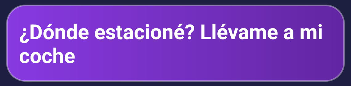 «¿Dónde estacioné? Llévame a mi coche»